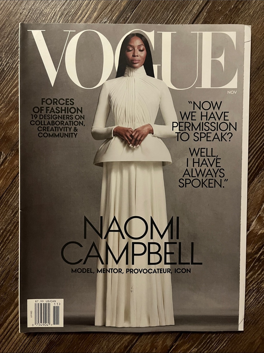Vogue November 2020- Featuring Naomi Campbell